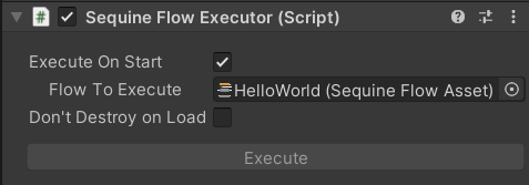 Sequine Flow Asset Executor