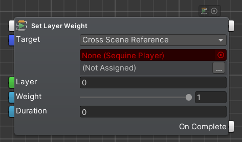 Set Layer Weight